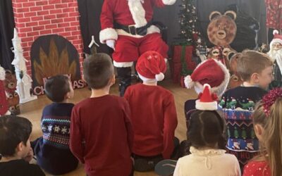 Ms Fitzgibbon’s class meet Santa Claus