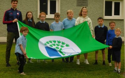 Raising our 7th Green Flag
